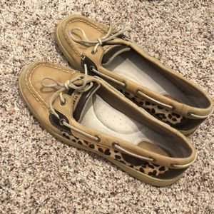 Sperry Topsider Leopard Shoes